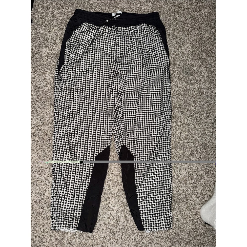 Urban Outfitters Windbreaker Pants Mens Size XL‎ Houndstooth Parachute Lined